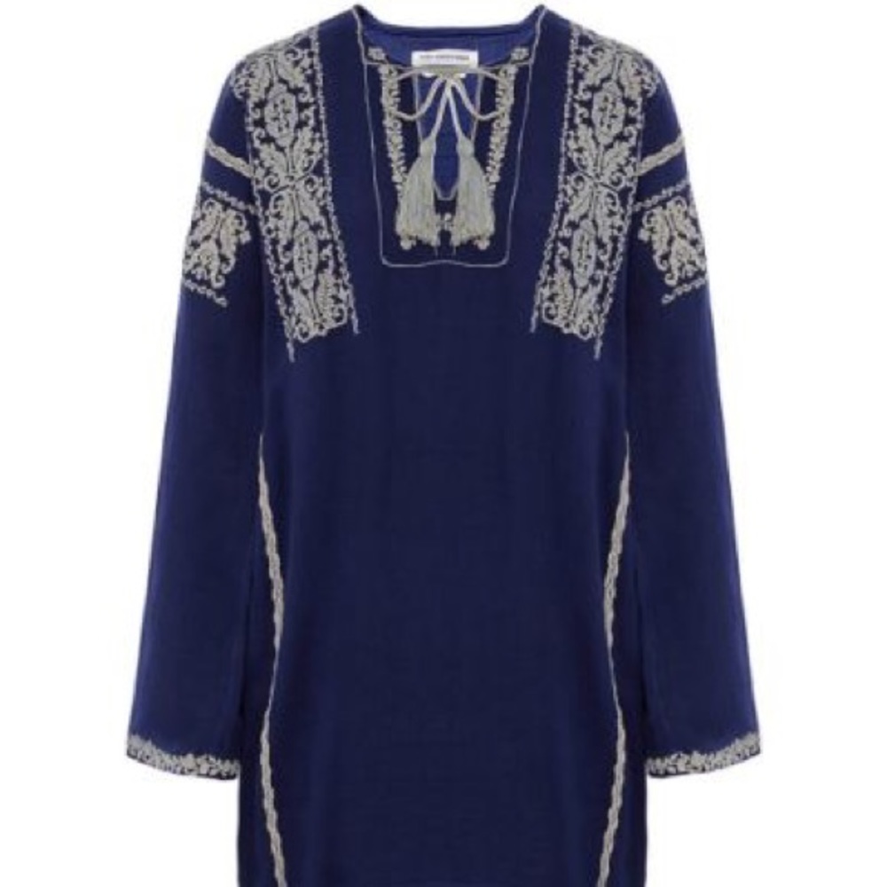 Isabel marant embroidered black dress